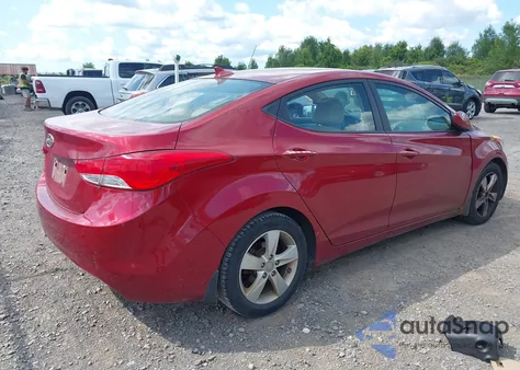 2013 Hyundai Elantra Gls from USA, damaged, VIN 5NPDH4AE2DH430441